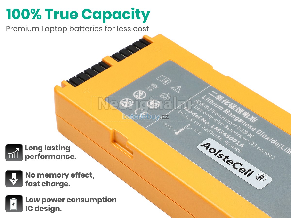 Nahrazení Mindray LM34S001A baterie