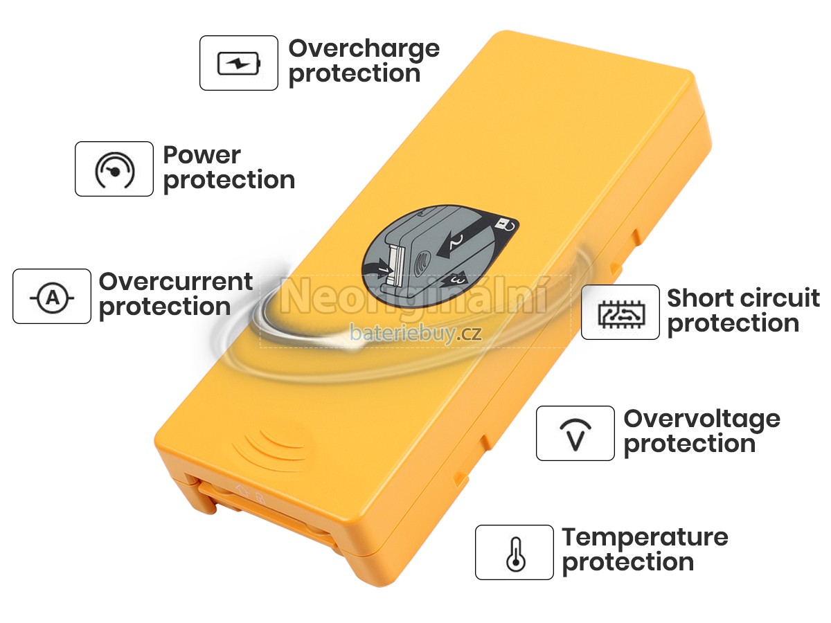 Nahrazení Mindray LM34S001A baterie