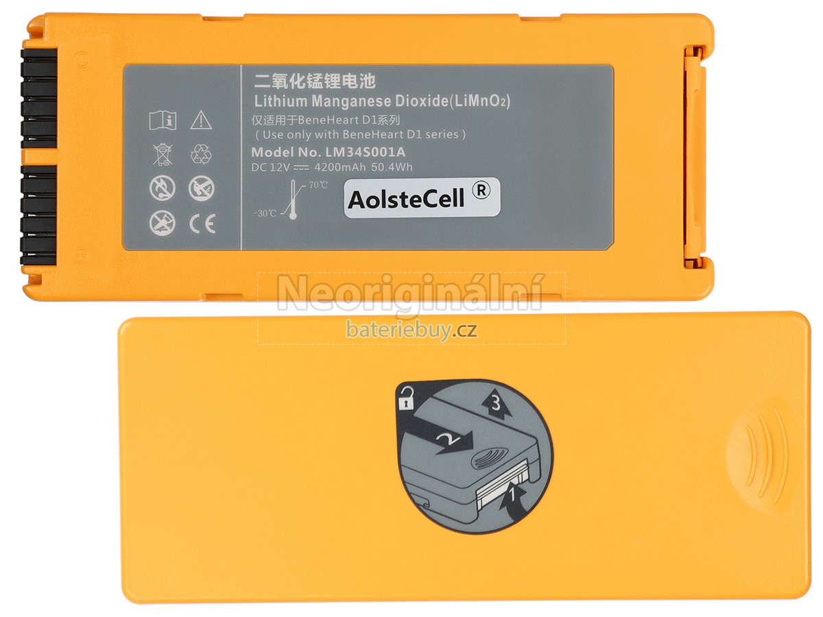 Nahrazení Mindray LM34S001A baterie