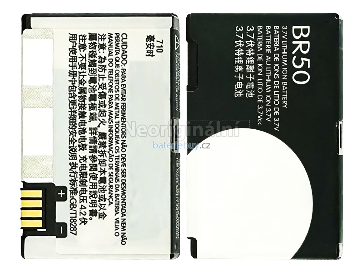 Nahrazení Motorola BR50 baterie