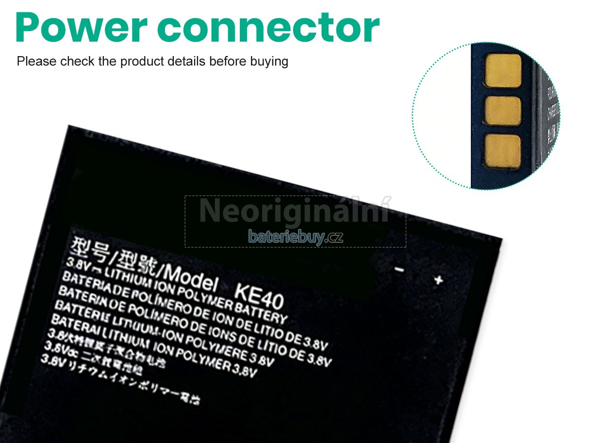 Nahrazení Motorola E6 baterie