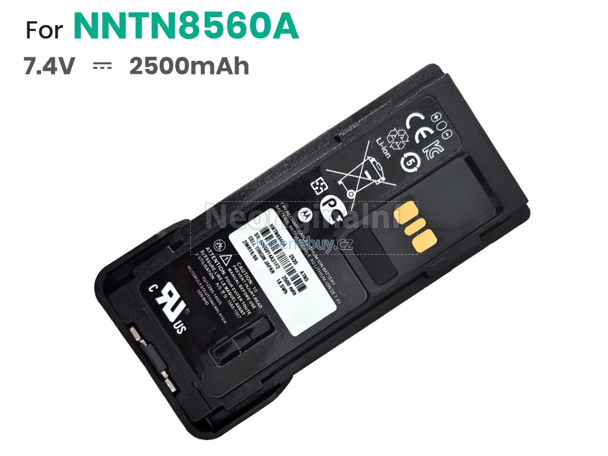 Nahrazení Motorola NNTN8560BC baterie