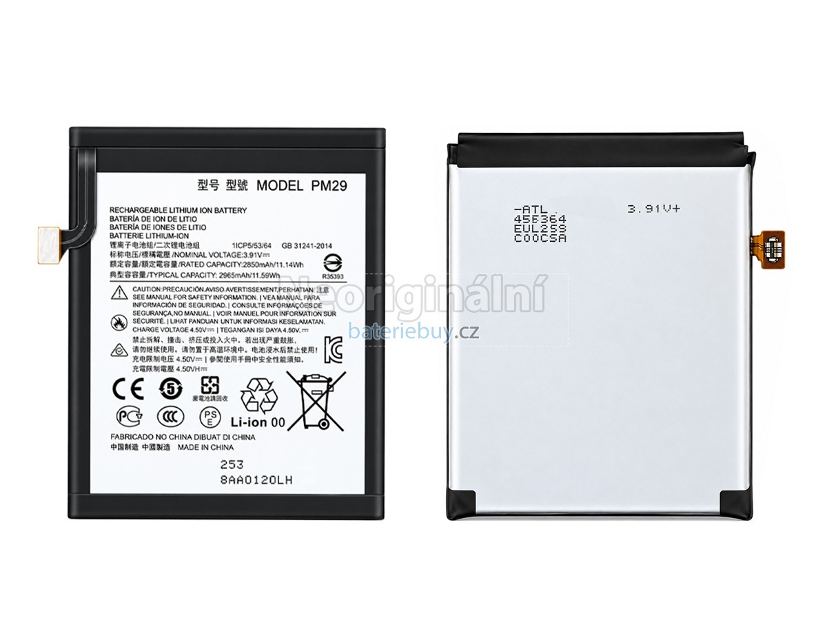 Nahrazení Motorola PM29 baterie