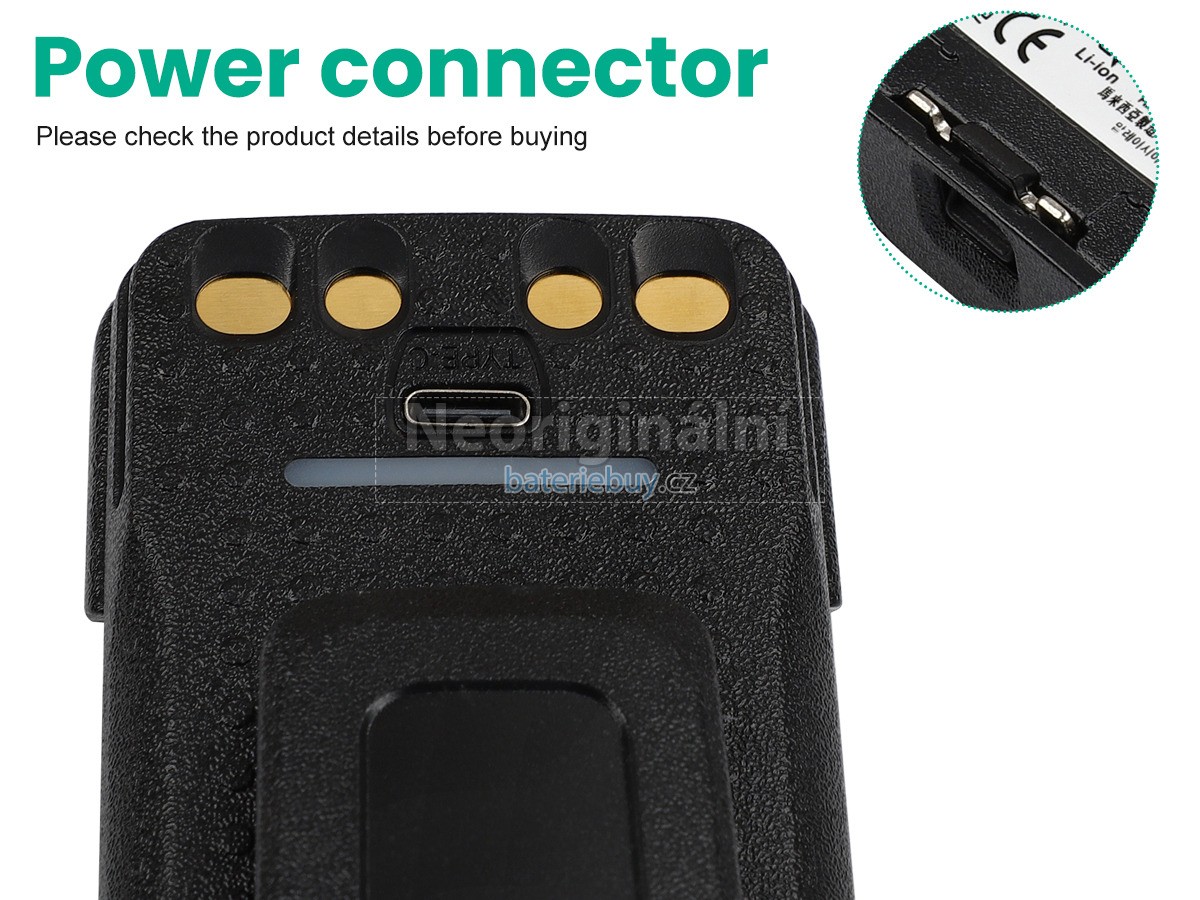 Nahrazení Motorola APX4000 baterie