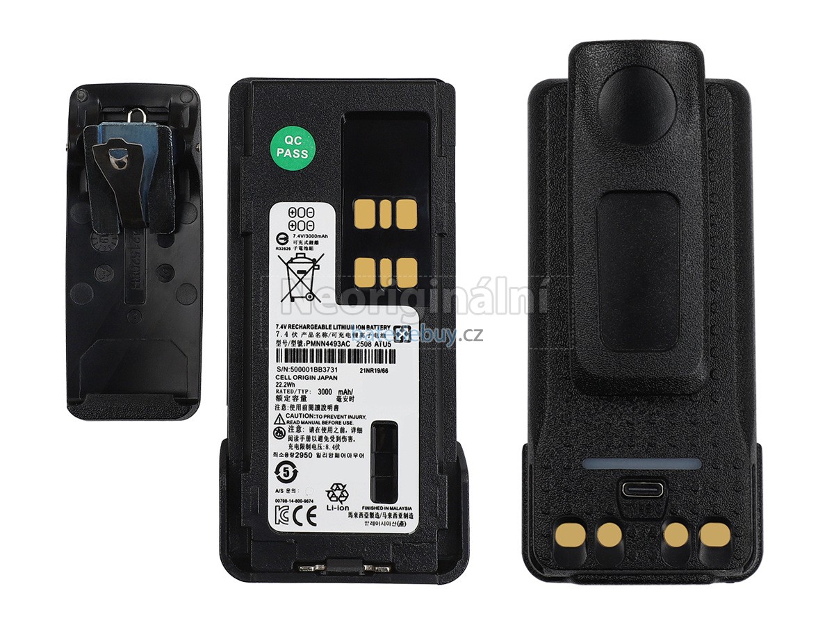 Nahrazení Motorola APX4000 baterie