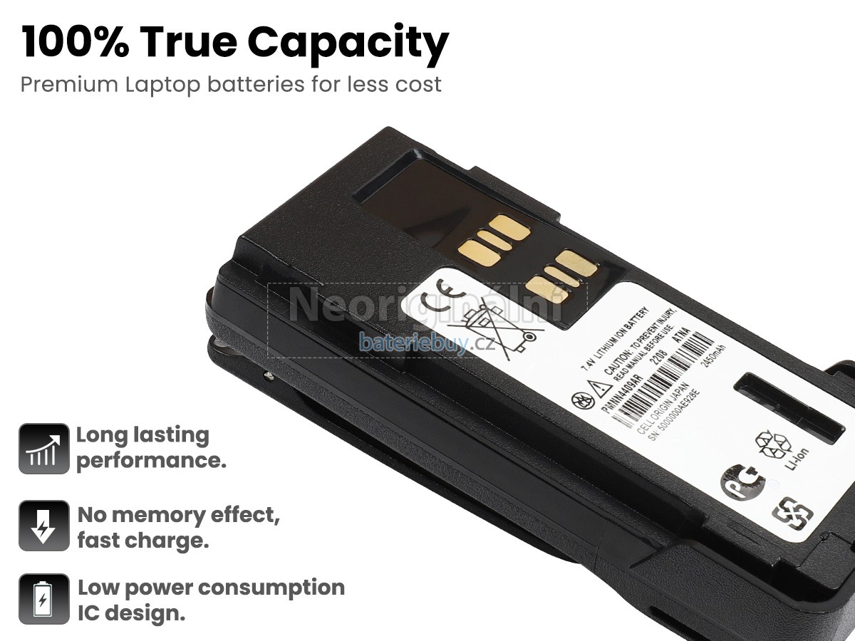 Nahrazení Motorola PMNN4409AR baterie