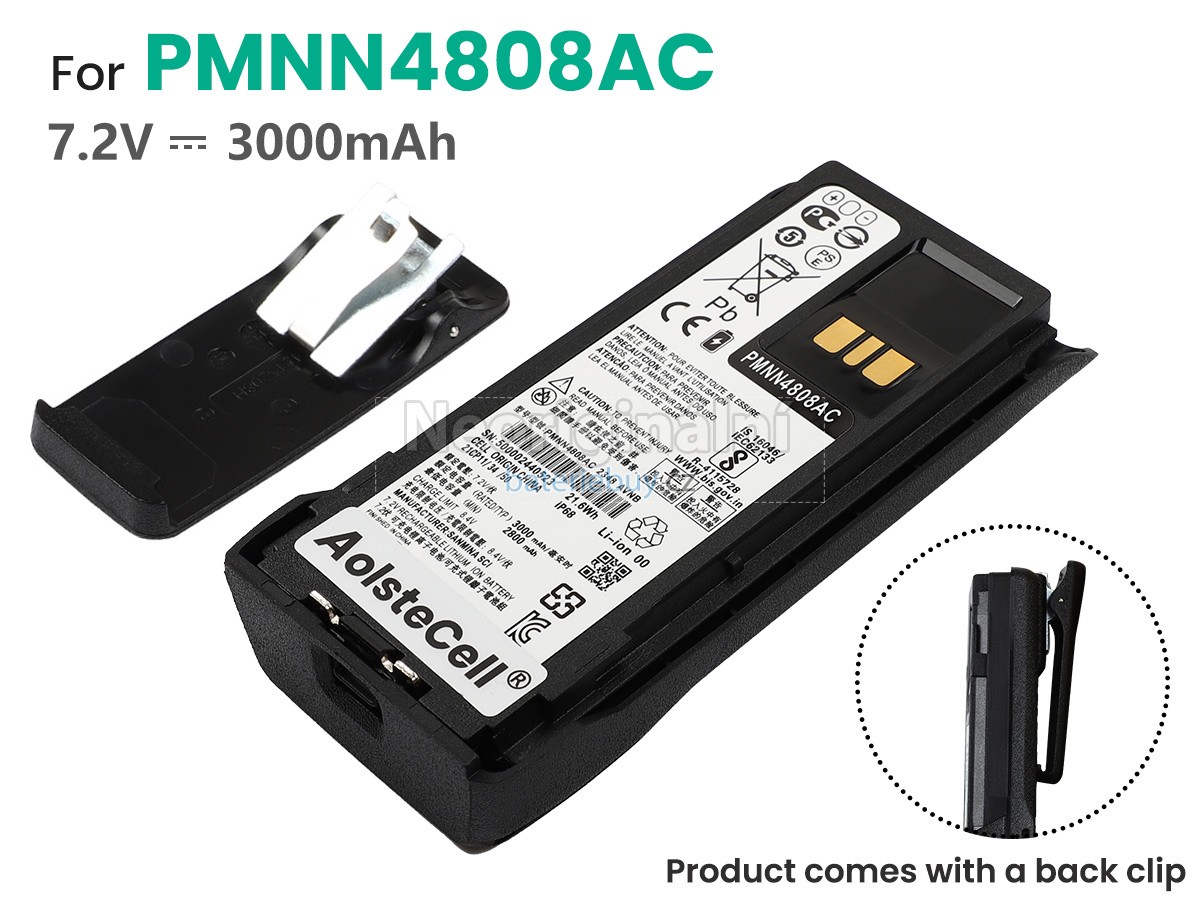 Nahrazení Motorola PMNN4809A baterie