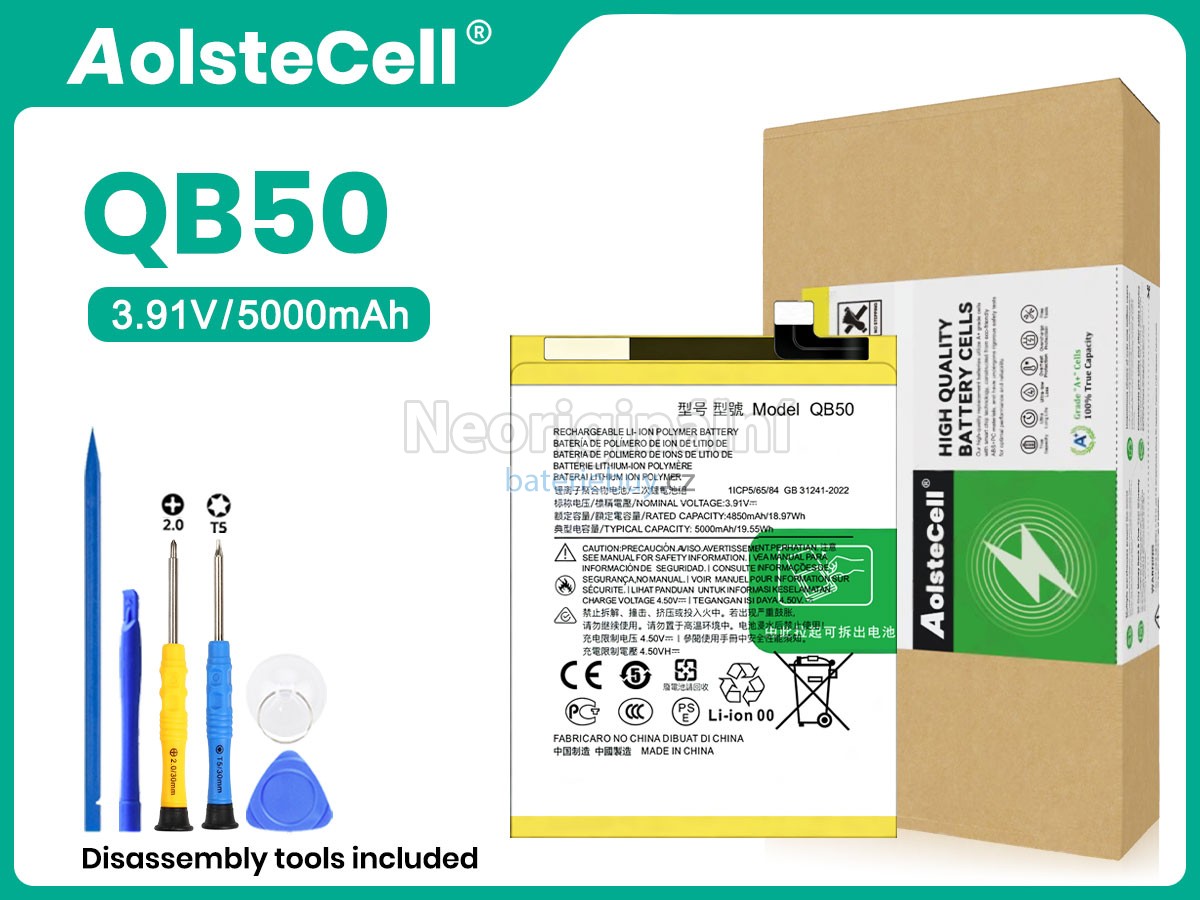 Nahrazení Motorola QB50 baterie