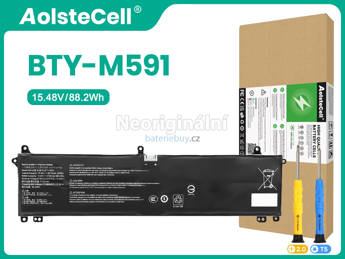 Nahrazení MSI BTY-M591 baterie