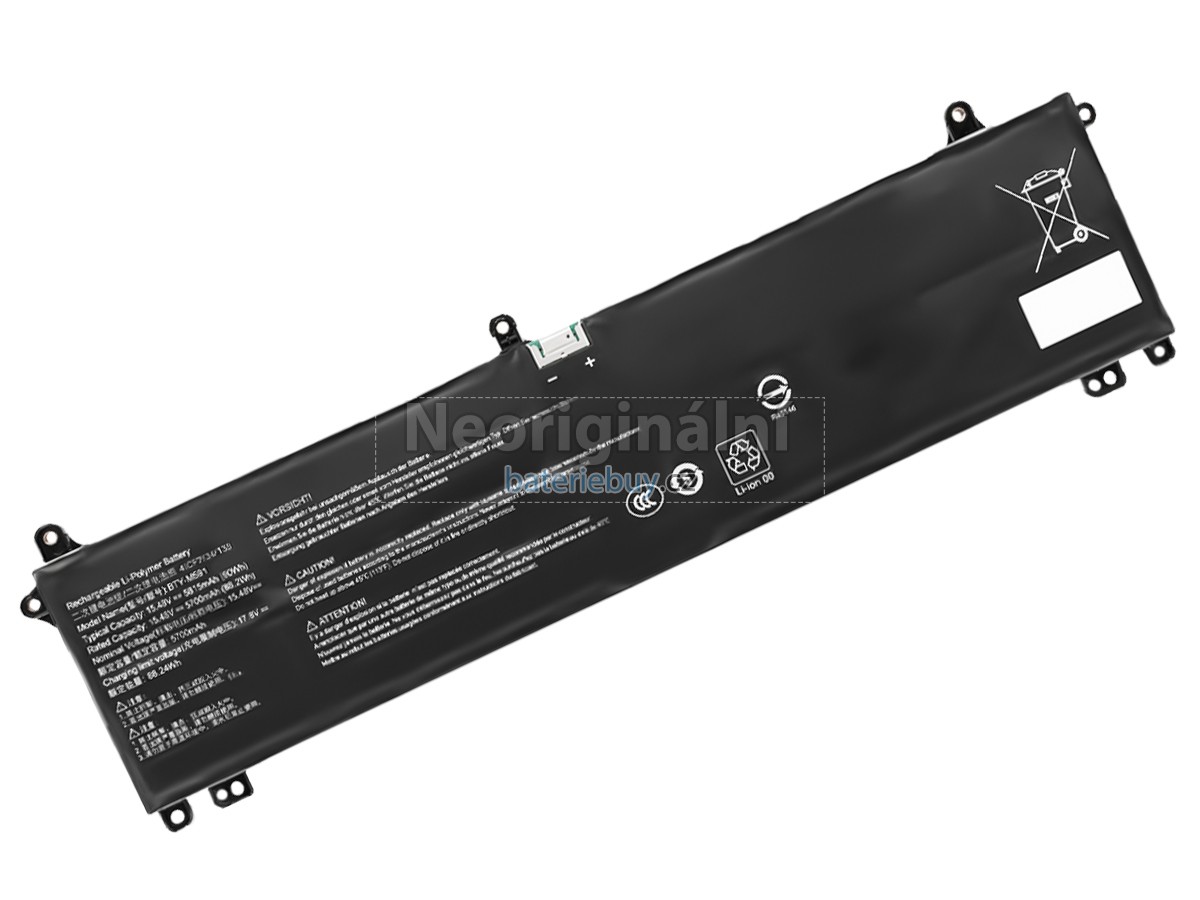 Nahrazení MSI BTY-M591 baterie