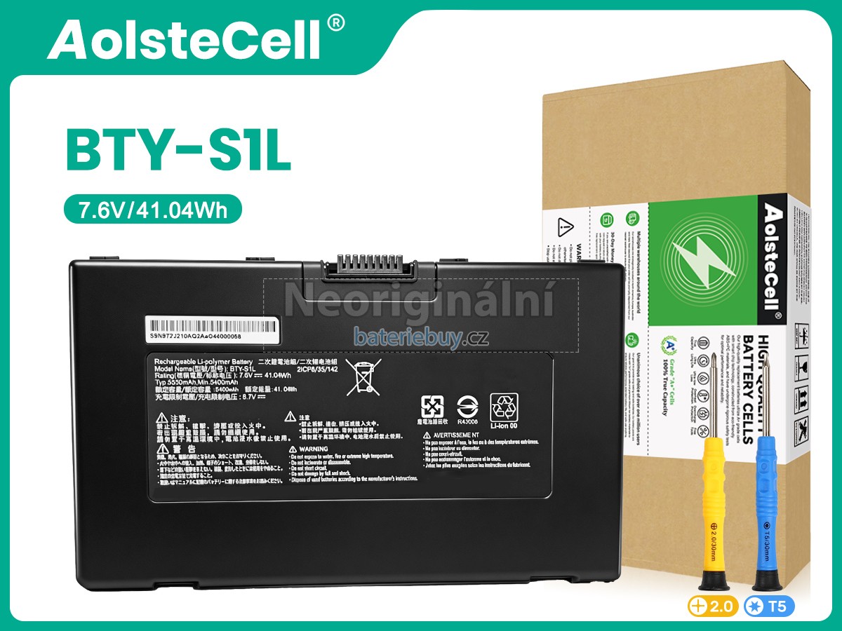 Nahrazení MSI BTY-S1L baterie