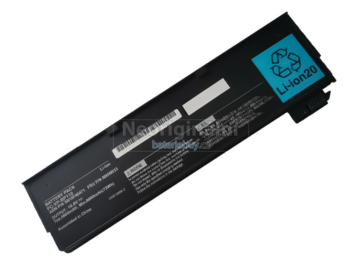 Nahrazení NEC PC-VP-BP110 baterie