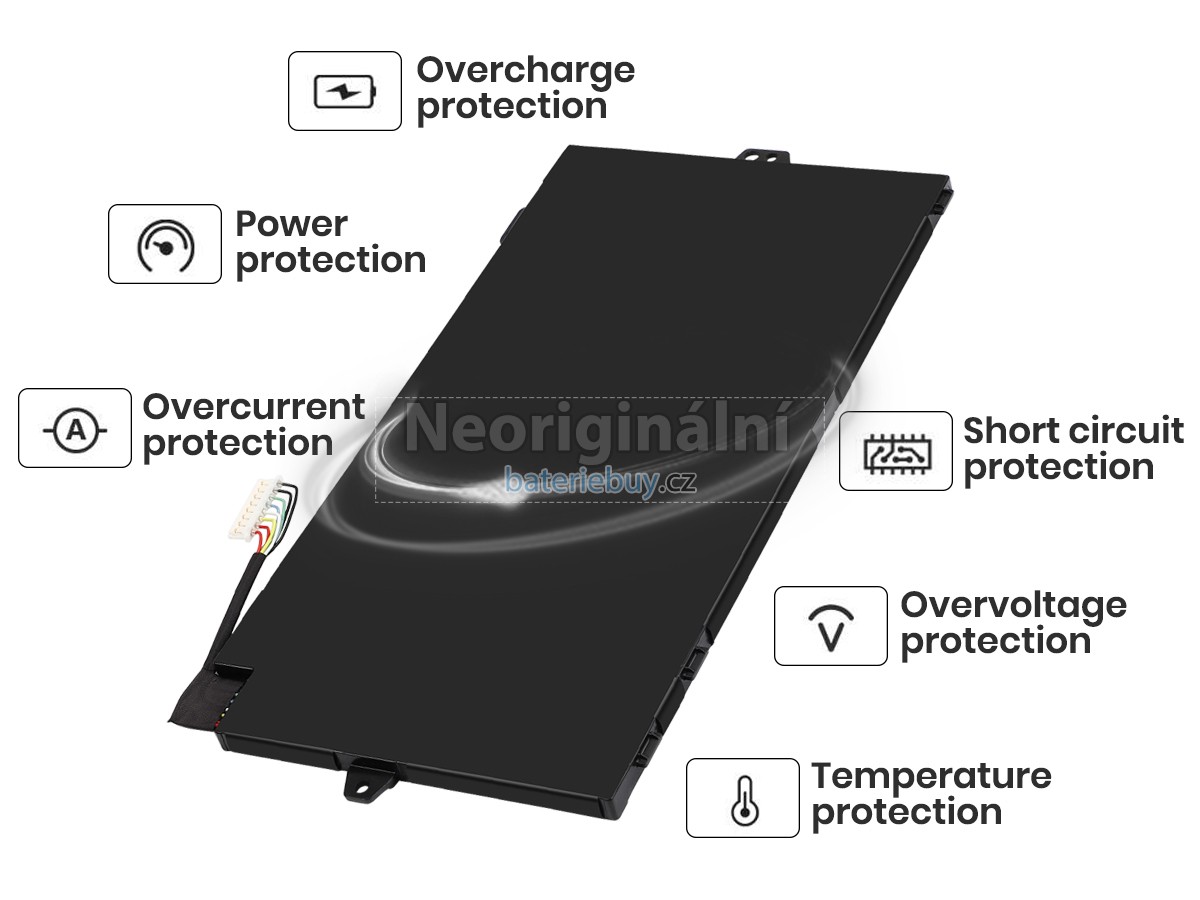 Nahrazení NEC PC-VP-BP144 baterie