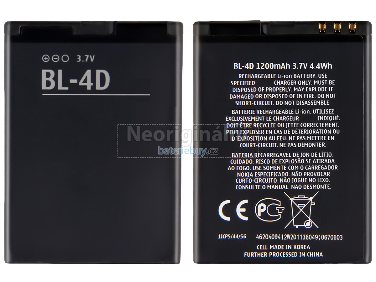 Nahrazení Nokia T7-00 baterie