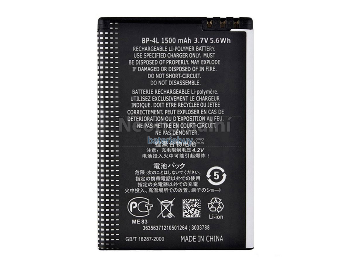 Nahrazení Nokia E71 baterie