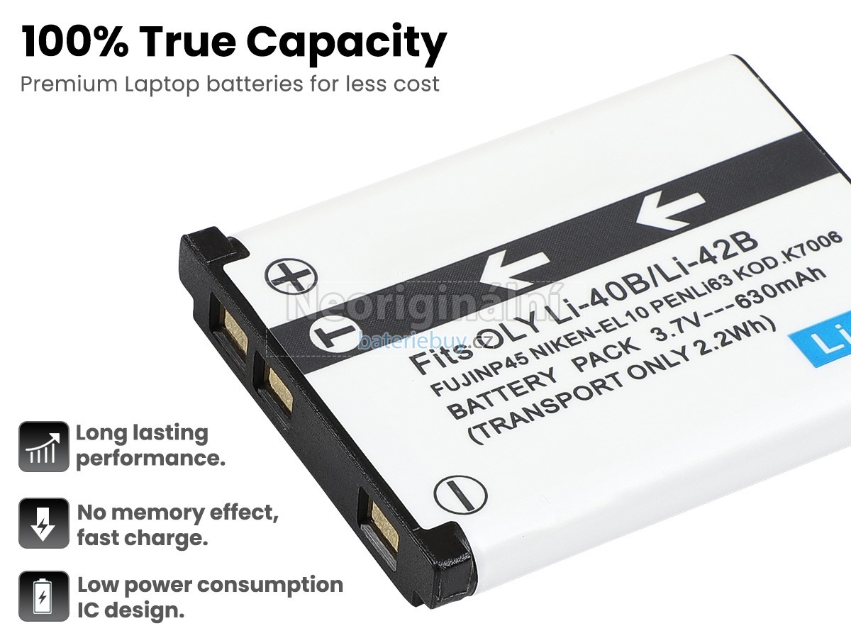Nahrazení Olympus FE-280 baterie