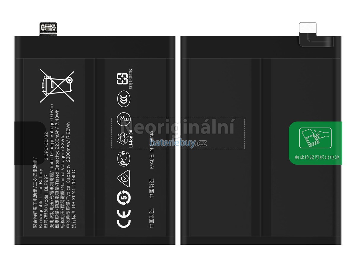 Nahrazení Oppo BLP997 baterie