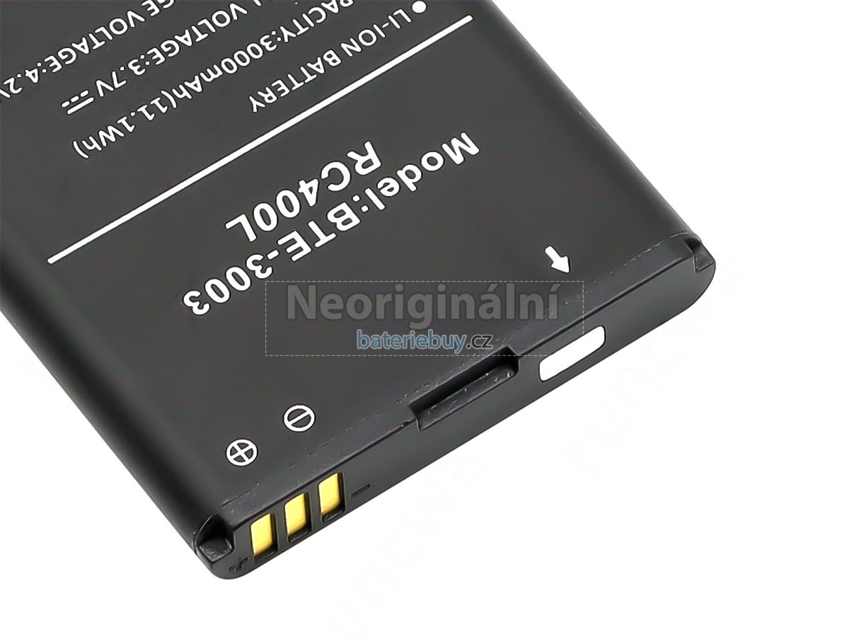 Nahrazení Orbic RC400L baterie