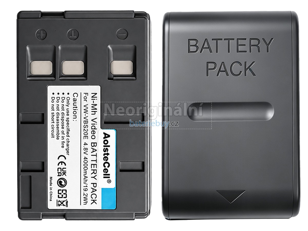 Nahrazení Panasonic NV-VX1A baterie