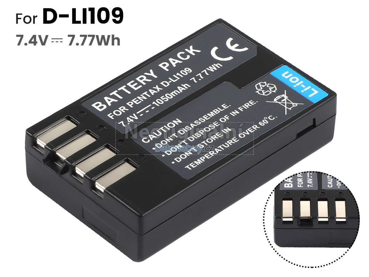 Nahrazení PENTAX K-70 baterie