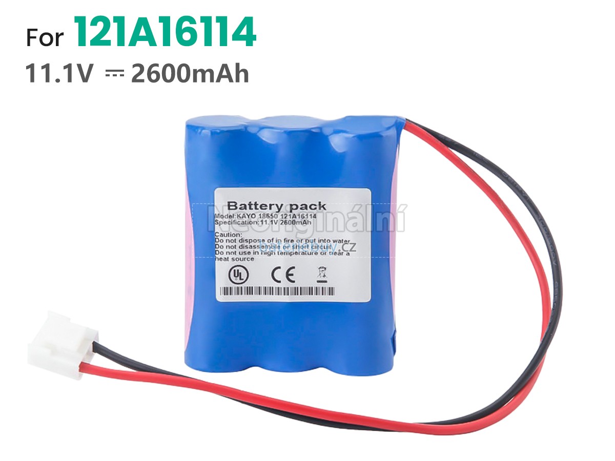Nahrazení perlong KAYO 18650 121A16114 baterie