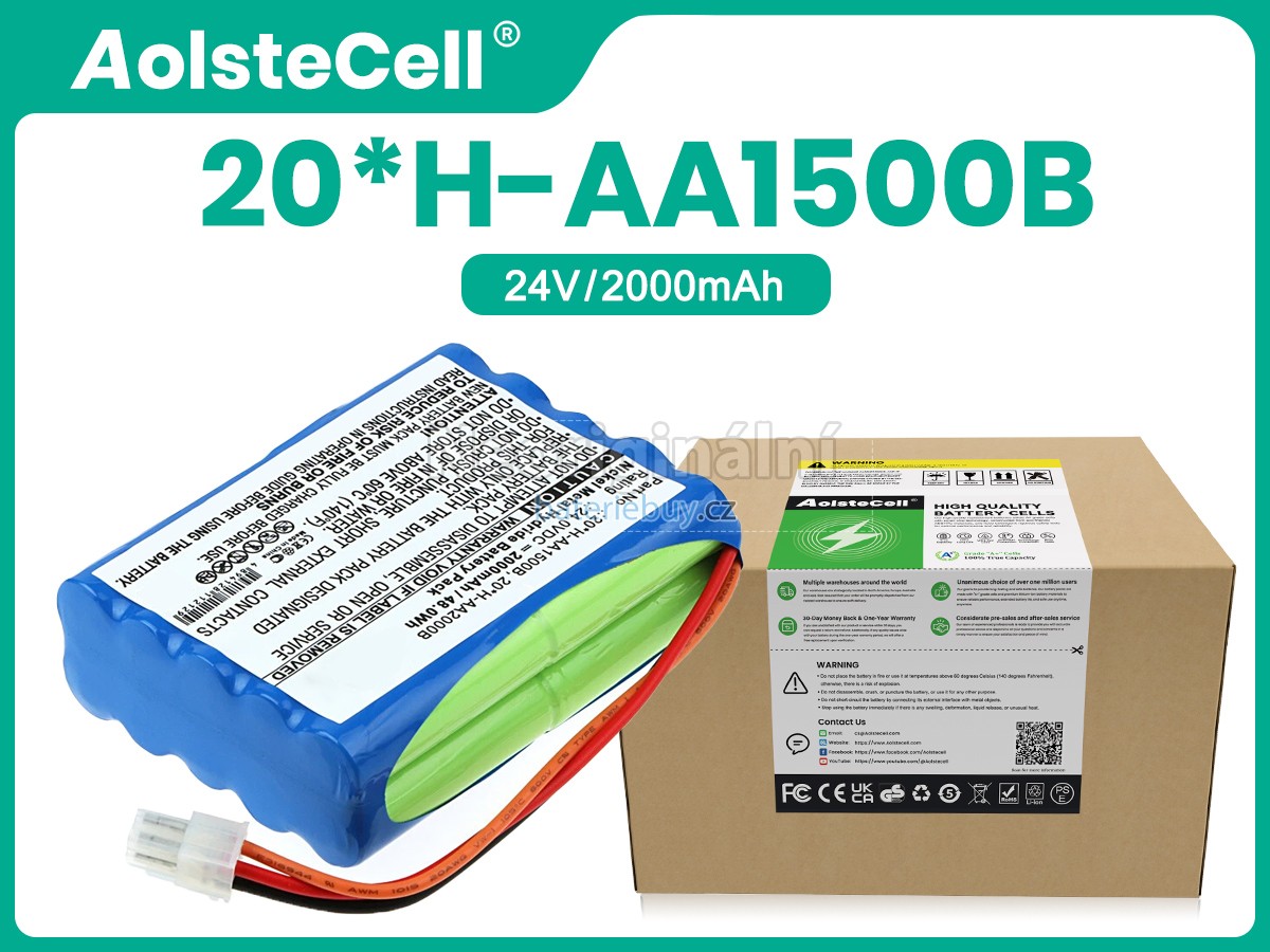 Nahrazení Philips 20*H-AA2000B baterie