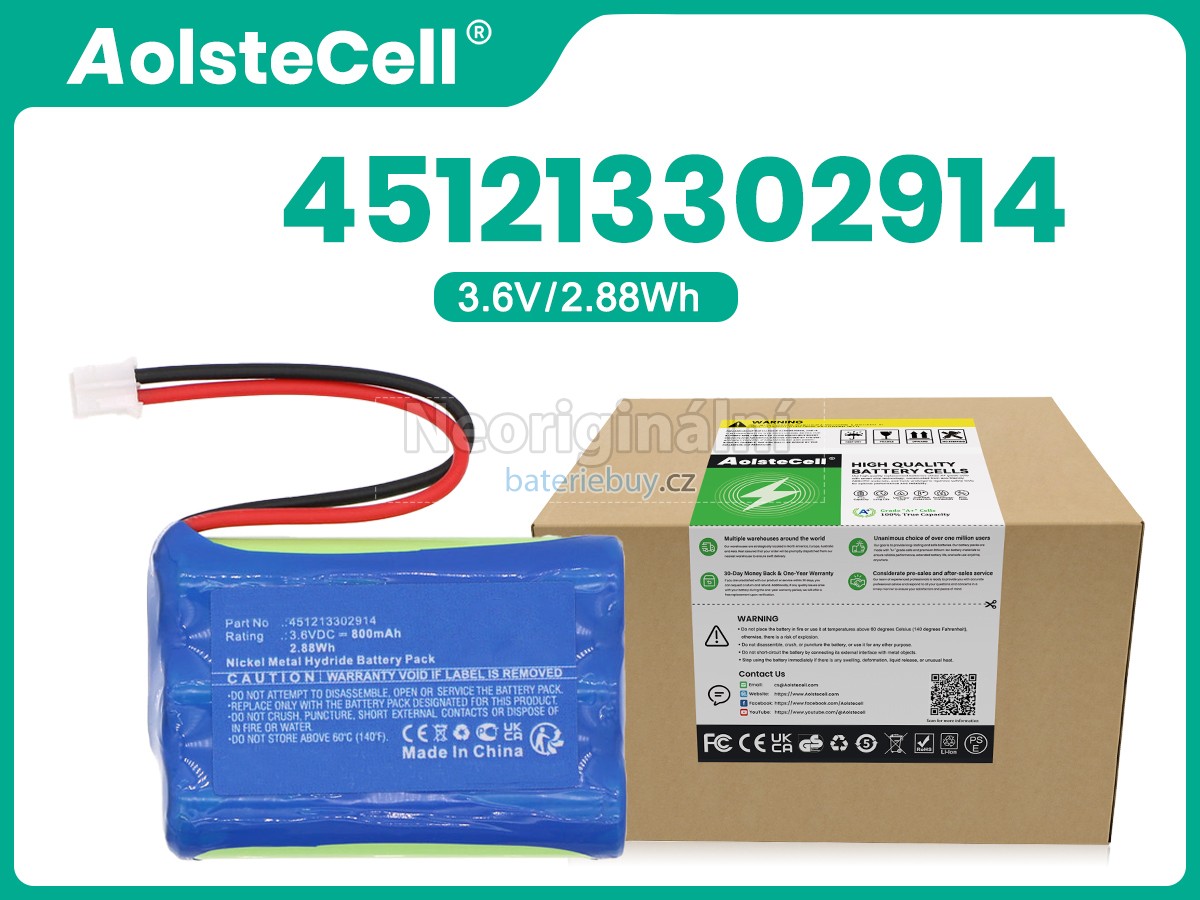 Nahrazení Philips 451213302914 baterie