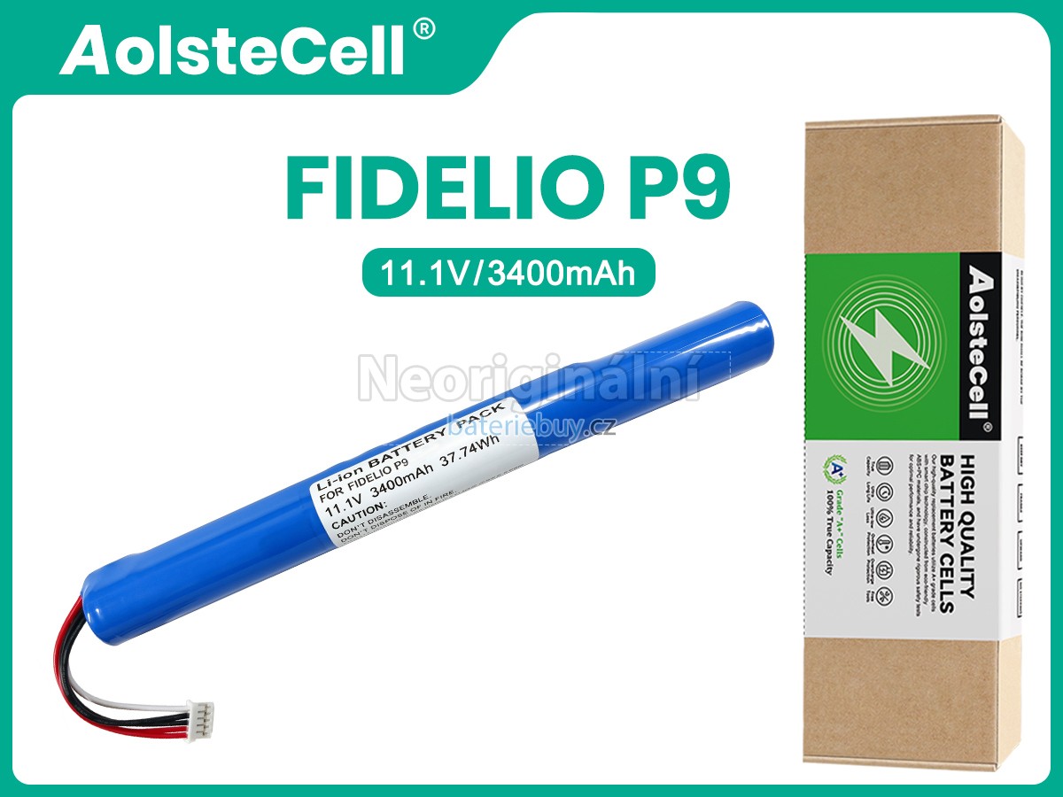 Nahrazení Philips FIDELIO P9 baterie