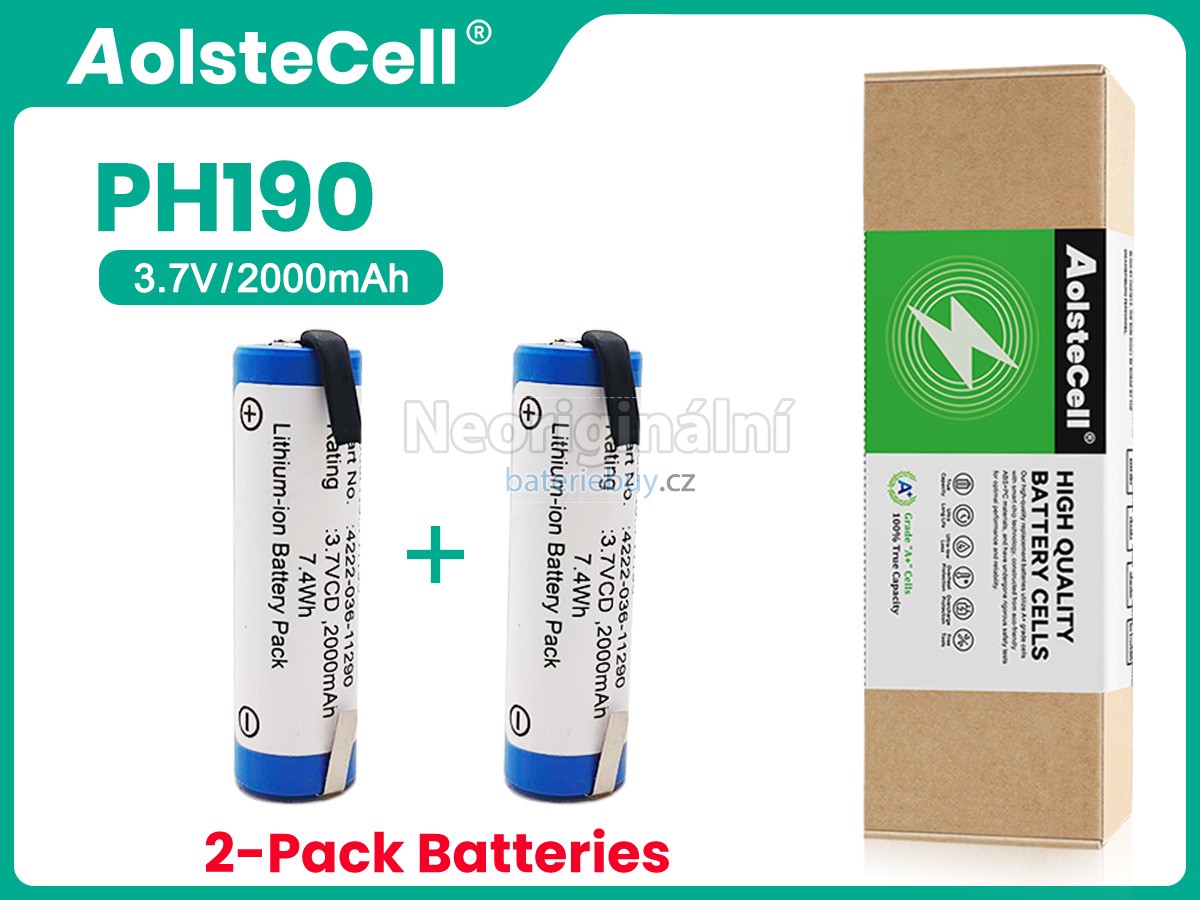 Nahrazení Philips 036-11290 baterie
