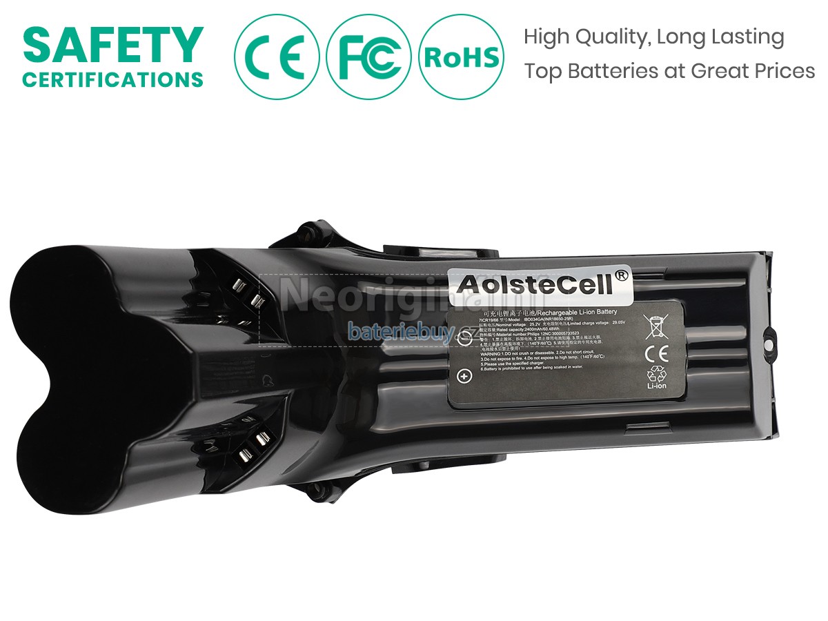 Nahrazení Philips XC8049/01 baterie