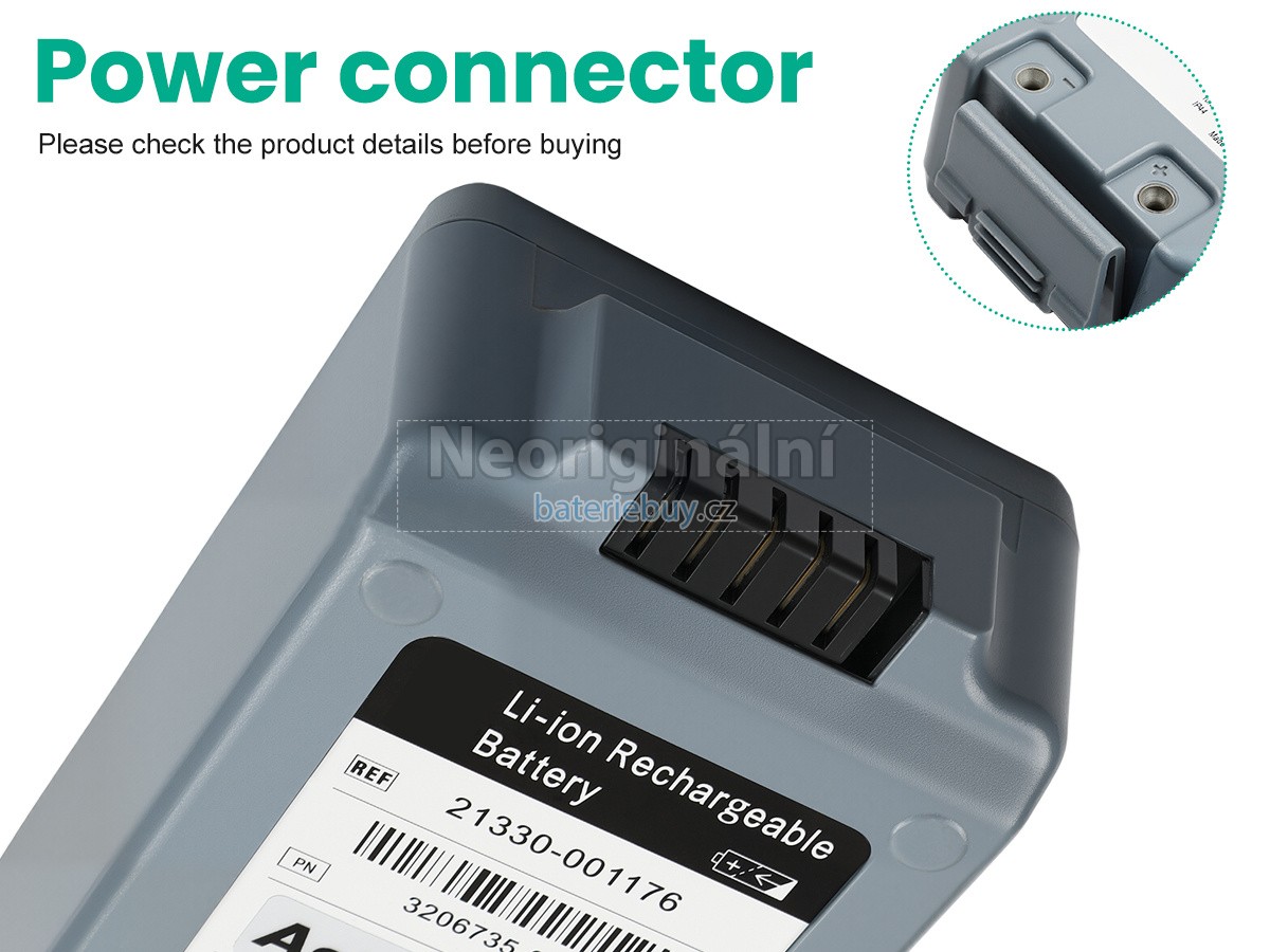 Nahrazení Physio Control 3206735-001 baterie