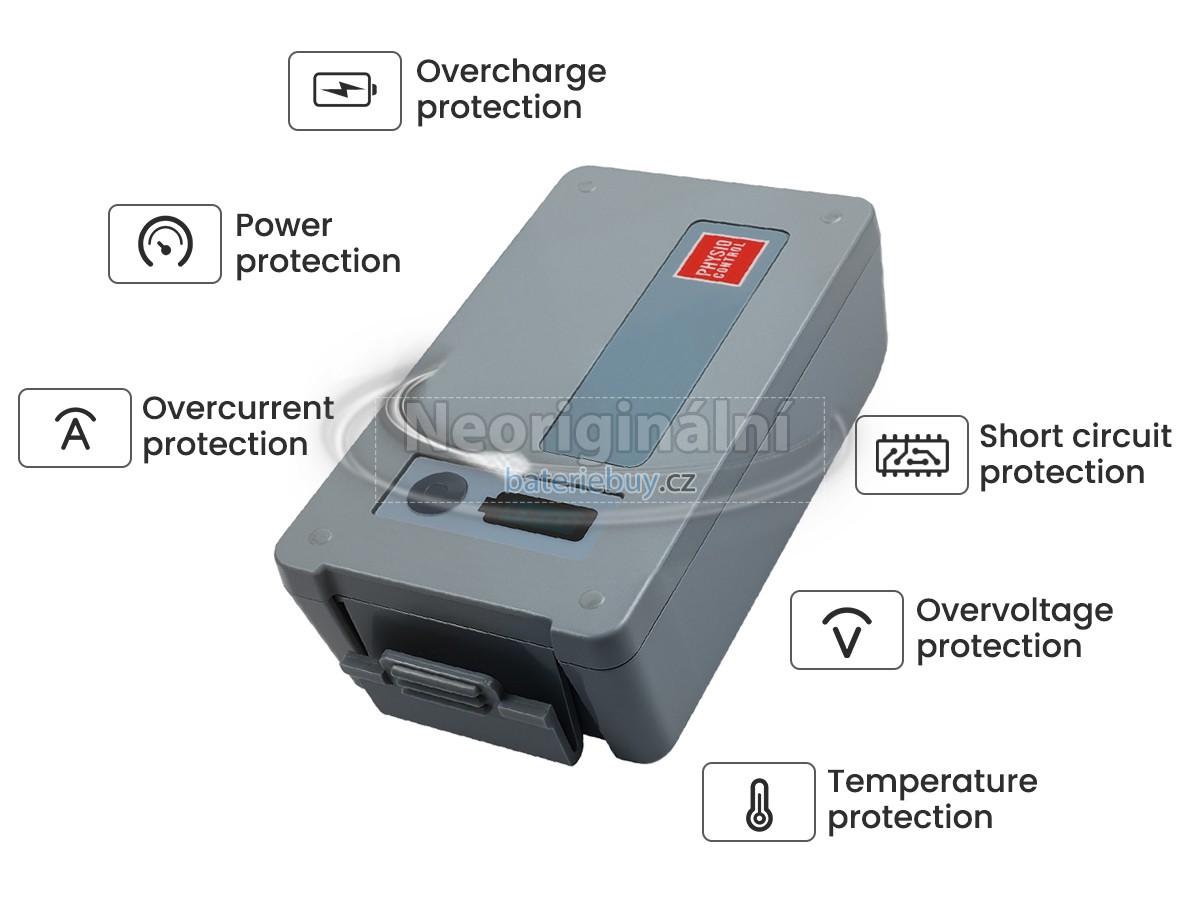 Nahrazení Physio Control 3206735-001 baterie