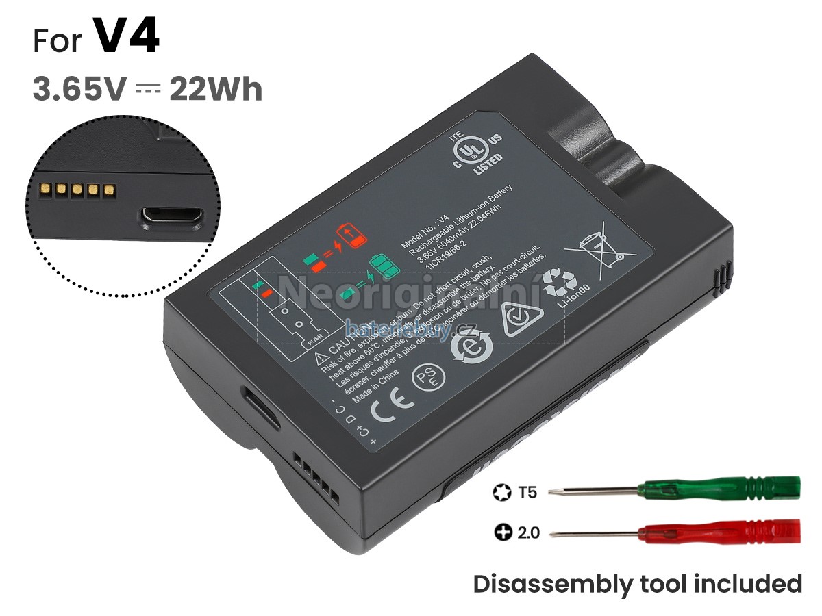 Nahrazení Ring VIDEO DOORBELL 3 baterie