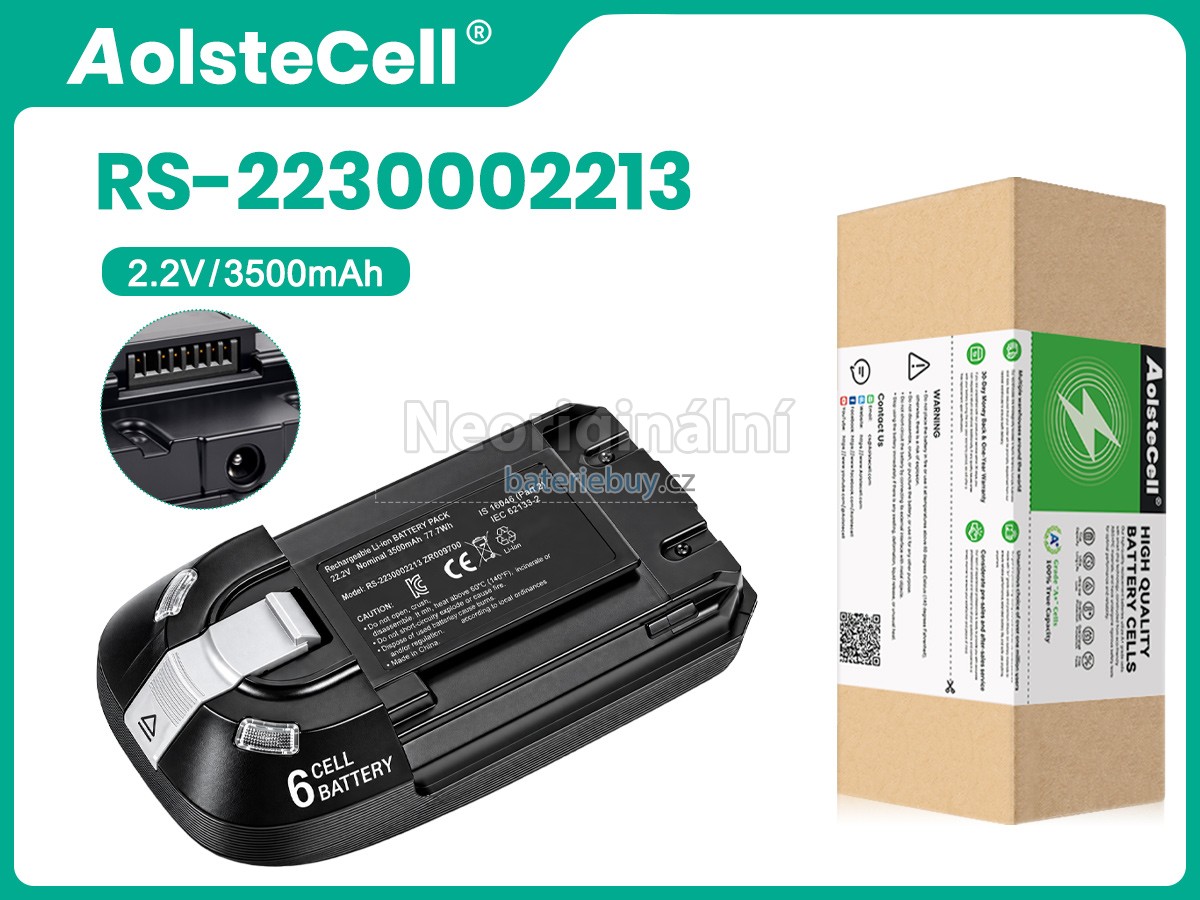 Nahrazení Rowenta RS-2230002213-SELF baterie