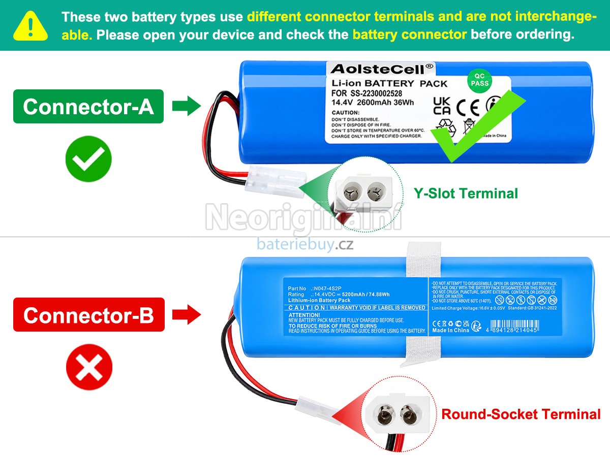 Nahrazení Rowenta SS-2230002529 baterie