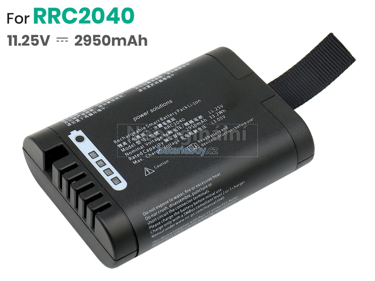 Nahrazení RRC RRC2040 baterie