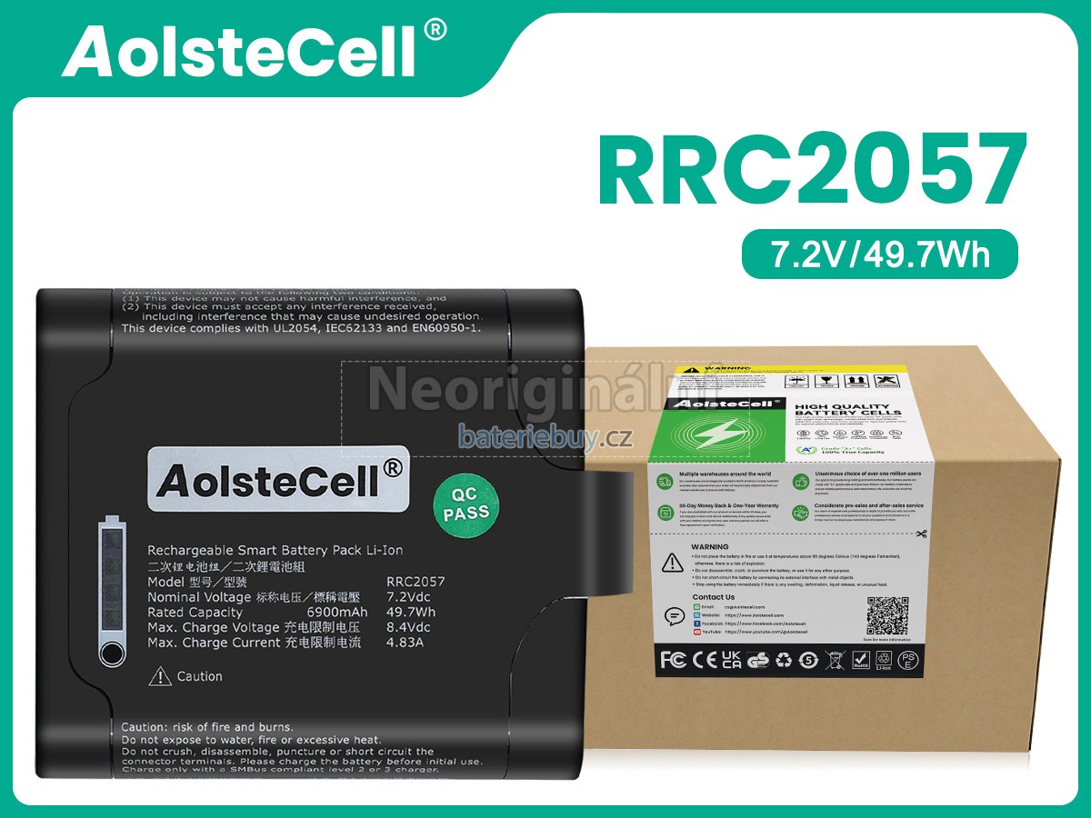 Nahrazení RRC RRC2057 baterie