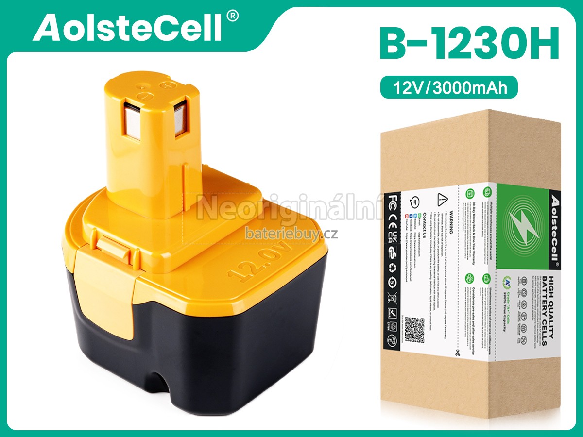 Nahrazení Ryobi 1400652B baterie