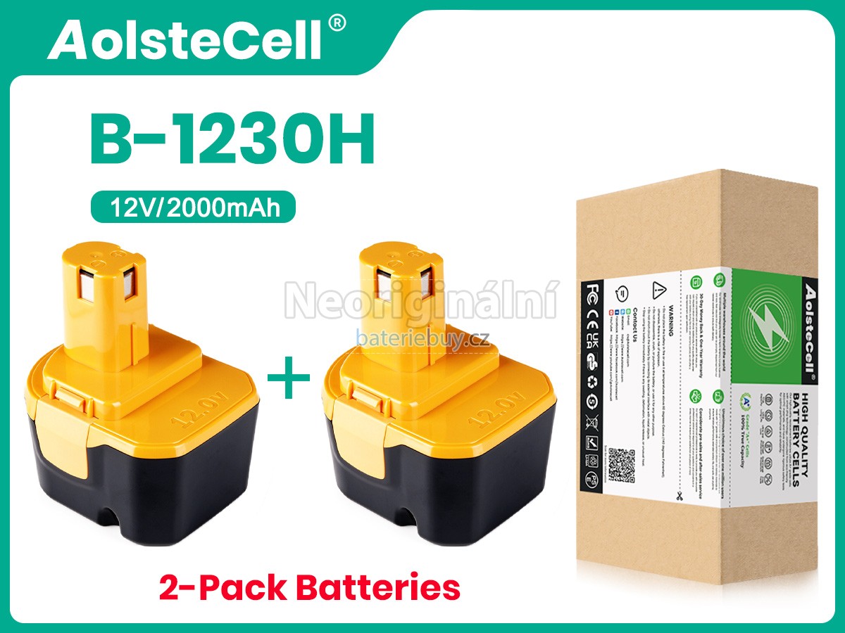 Nahrazení Ryobi 1400652B baterie
