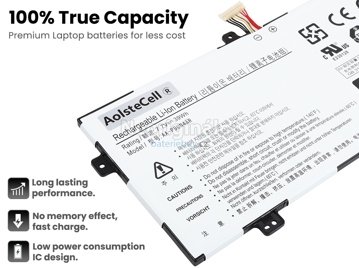 Nahrazení Samsung NP940X3L baterie