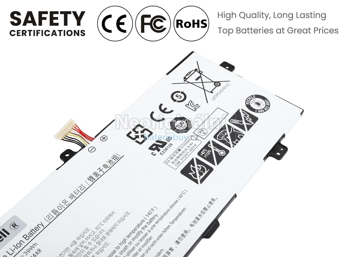 Nahrazení Samsung NP940X3L baterie