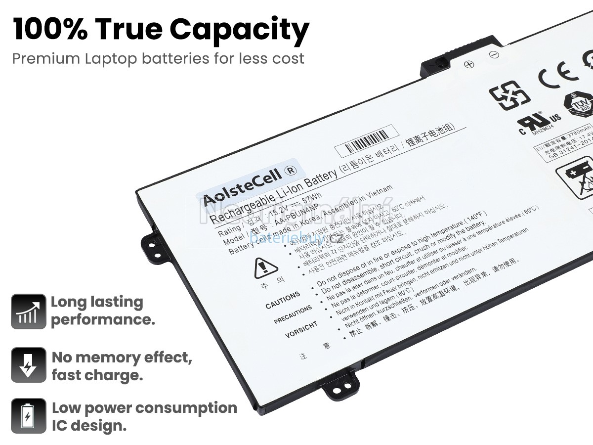 Nahrazení Samsung AA-PBUN4NP(4ICP6/60/80) baterie