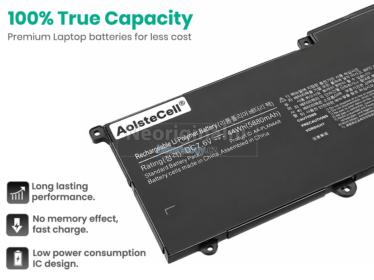 Nahrazení Samsung 900X3C-A01 baterie