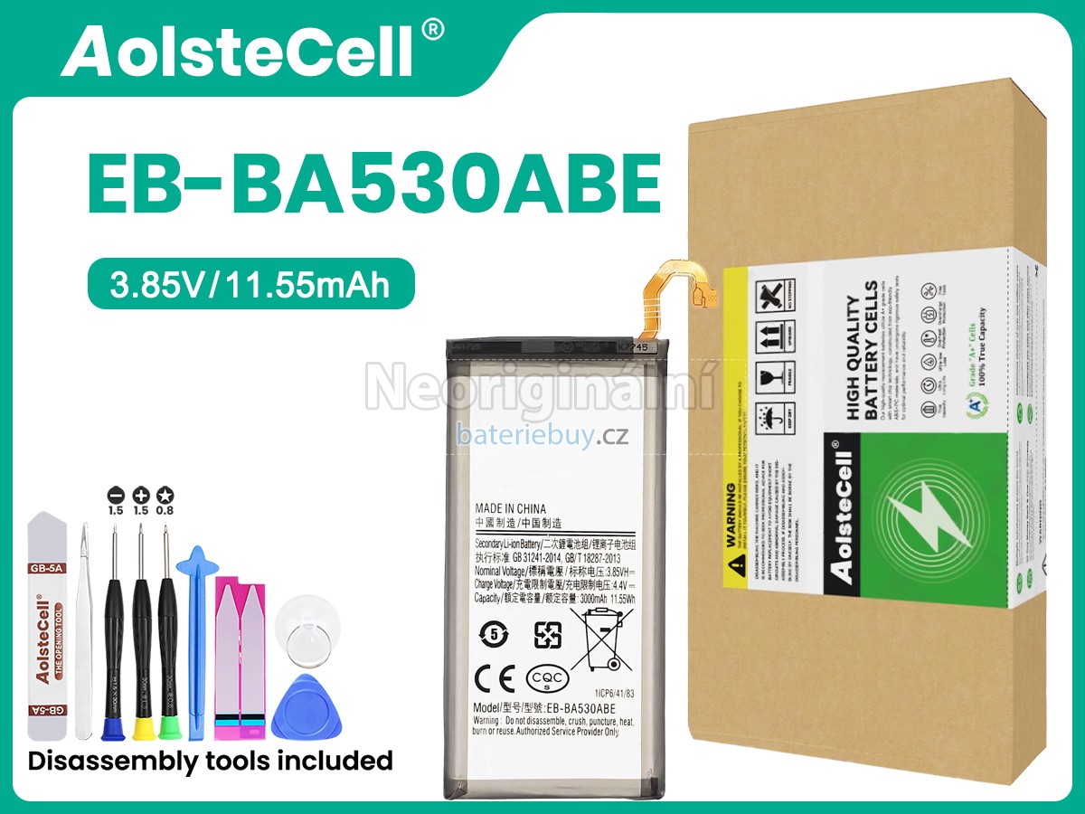 Nahrazení Samsung SM-A530K baterie