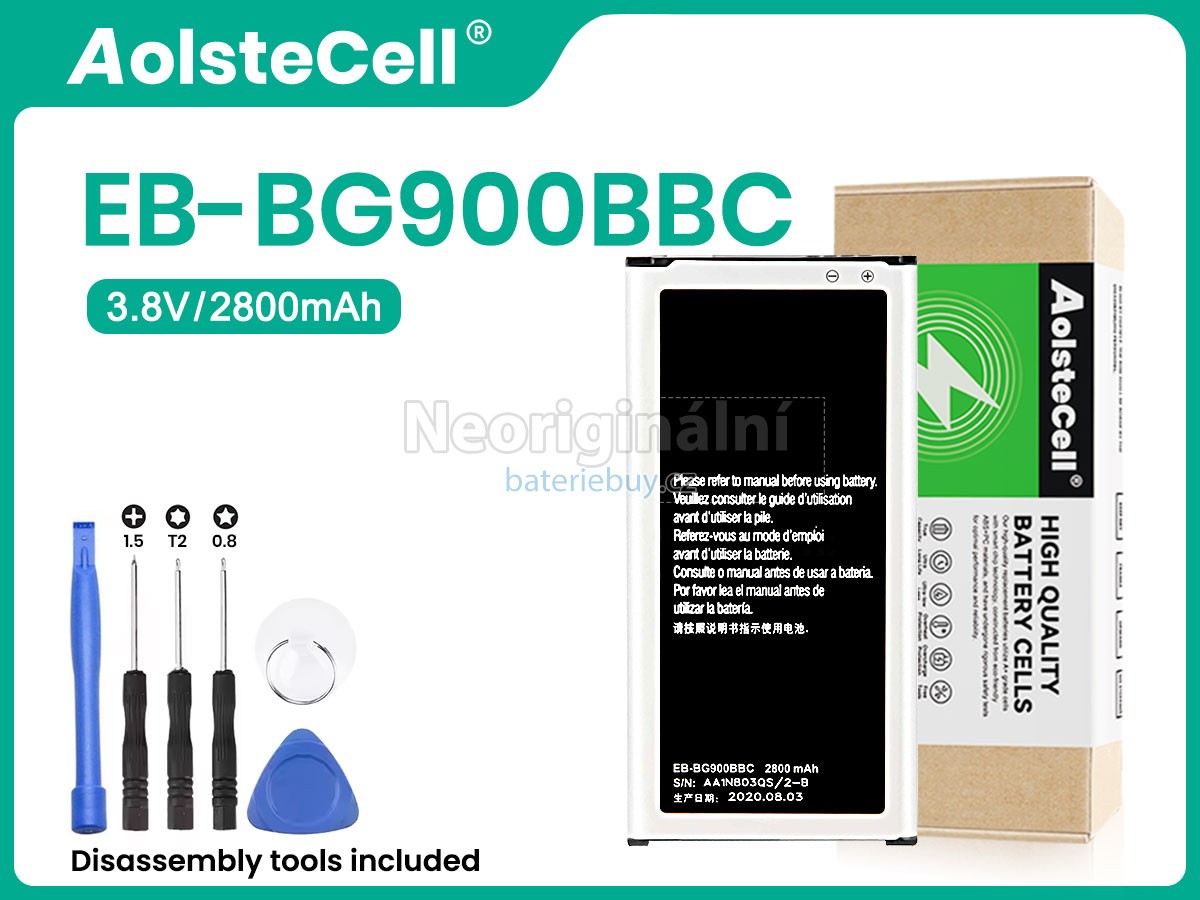 Nahrazení Samsung EB-BG900BBC baterie