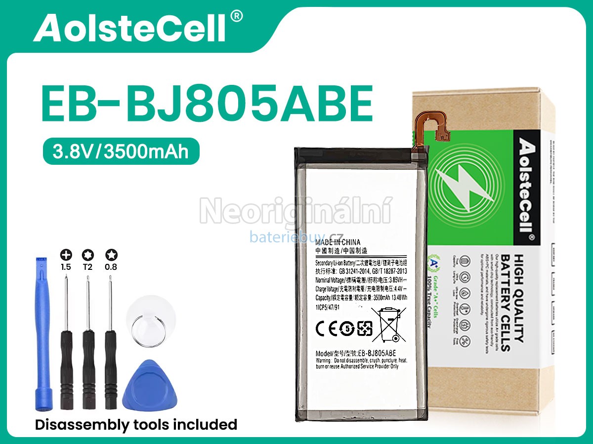 Nahrazení Samsung J805 baterie