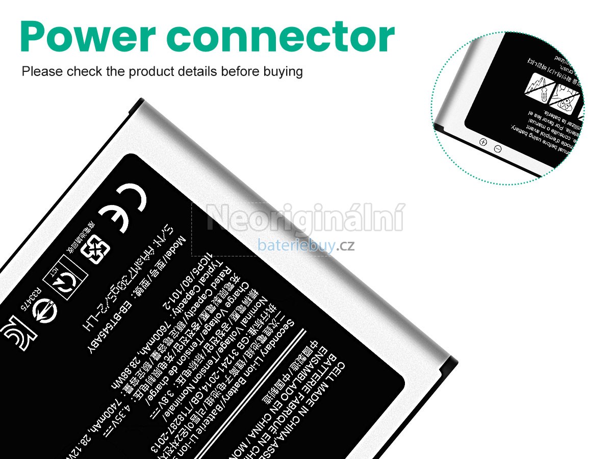 Nahrazení Samsung TAB ACTIVE PRO baterie