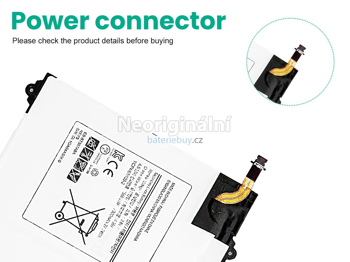 Nahrazení Samsung EB-BT567ABE baterie