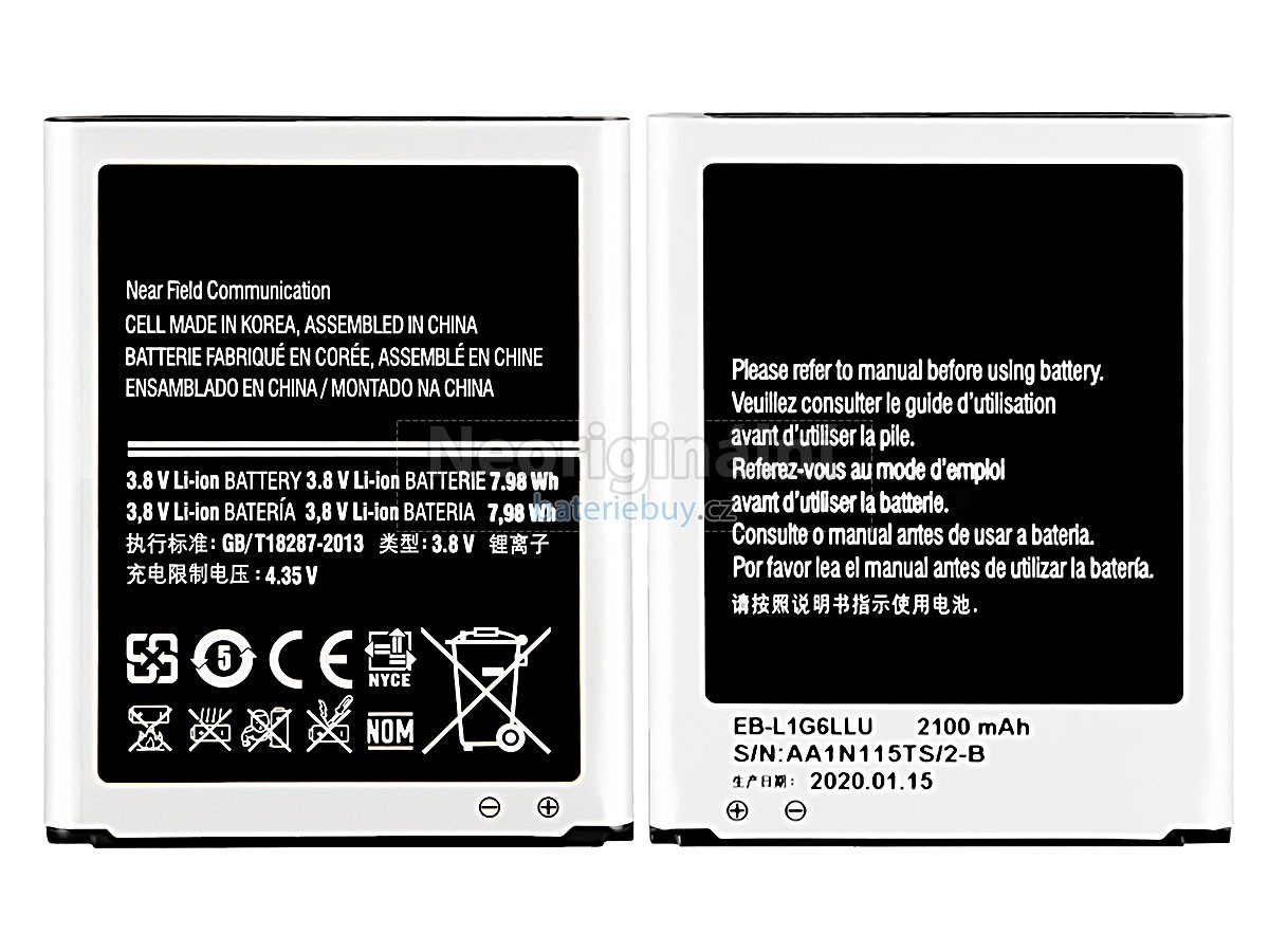 Nahrazení Samsung I9300 baterie