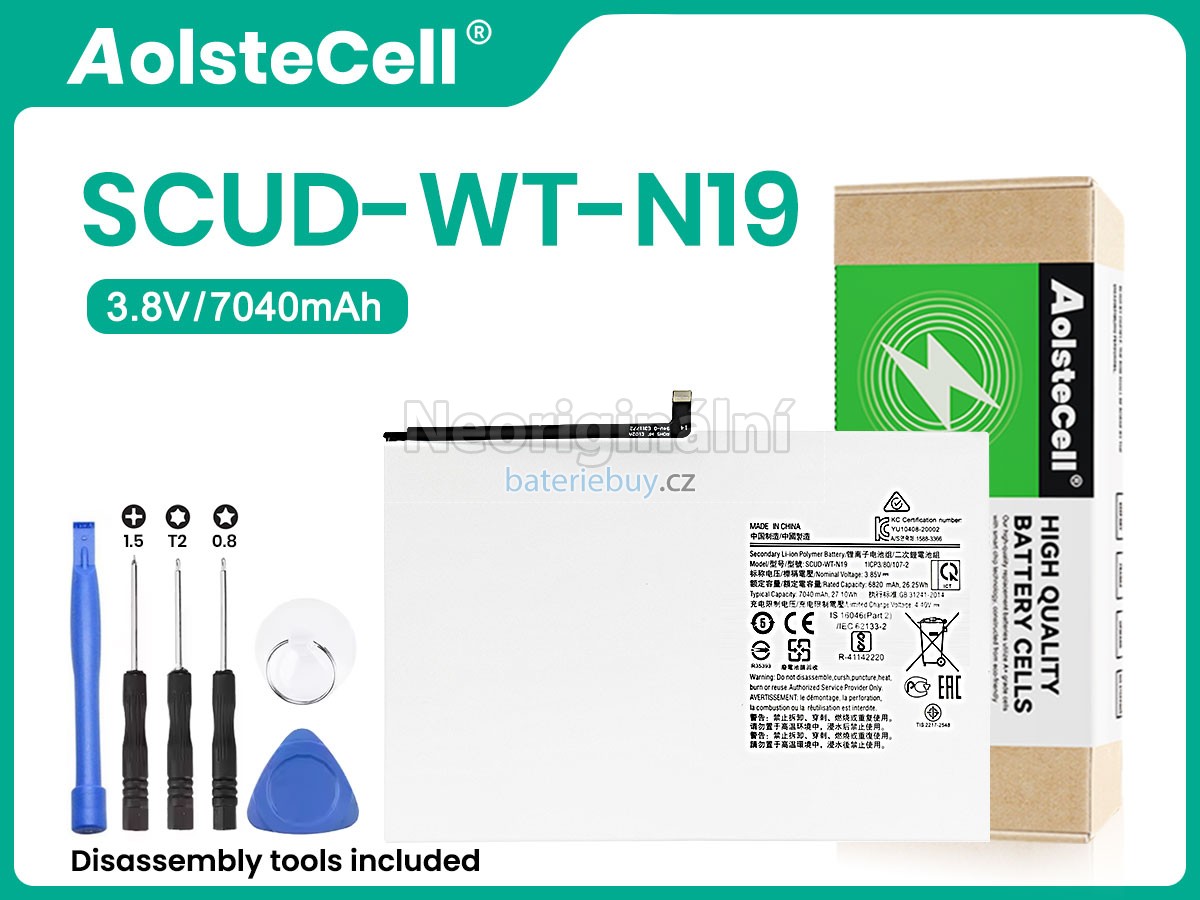 Nahrazení Samsung SCUD-WT-N19 baterie